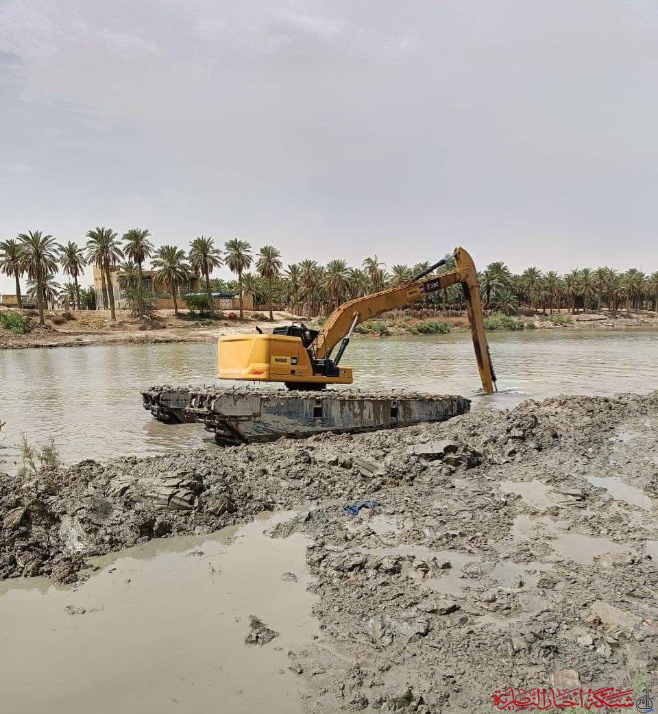 صورة من مقال: ذي قار تبدأ أعمال تطهير أنهار قضاء الإصلاح لضمان انسيابية المياه